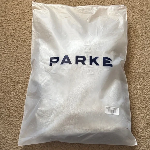 NWT Parke Classic Gray Embossed Mockneck Sweatshirt Size S/M - Picture 11 of 12